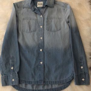 Soft Denim Button Up